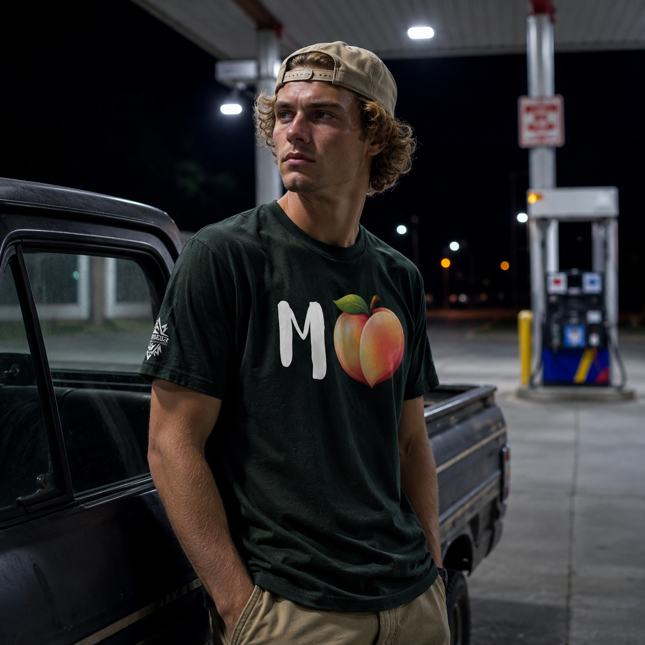 M Peach Tee – The “M Peach” Political Wordplay Shirt