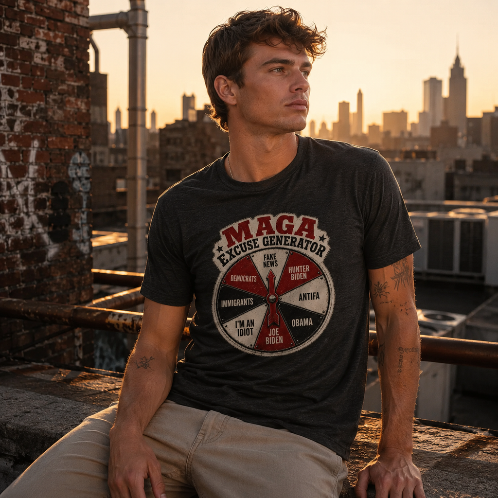 The MAGA Excuse Generator - Limited Edition T-Shirt | Vintage Distressed