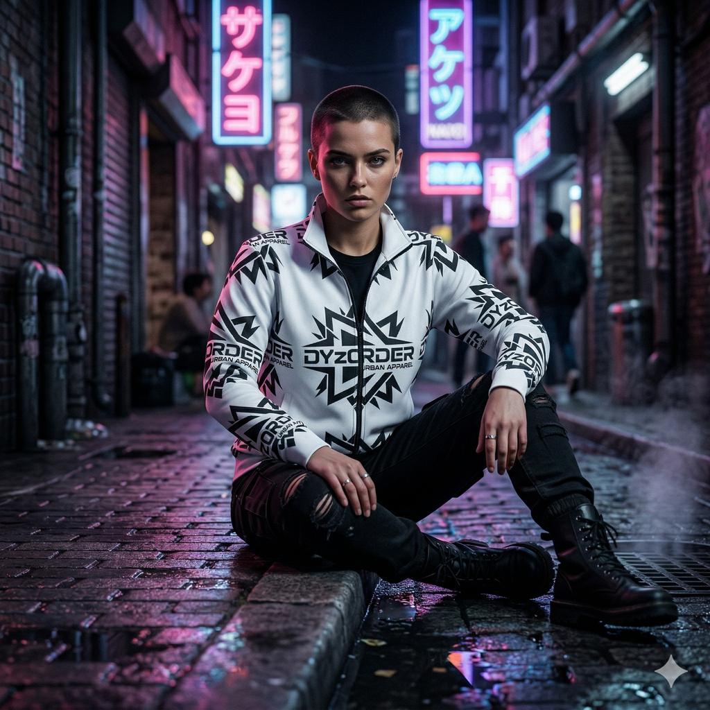 Dyzorder Unisex Track Jacket | Urban Armor for the Humorously Unbothered