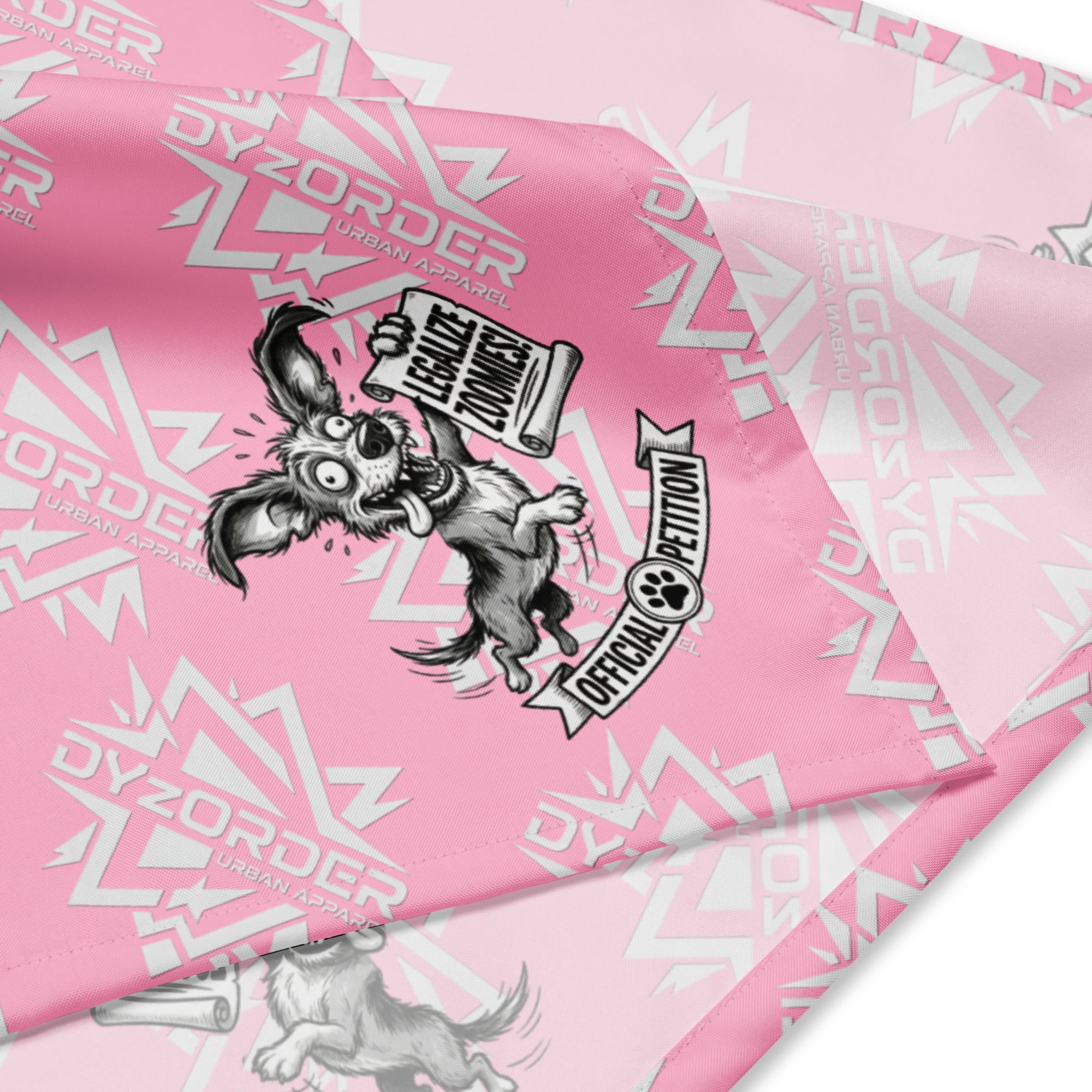 Legalize Zoomies Dog Bandana – Official Petition Pup Edition - Pink