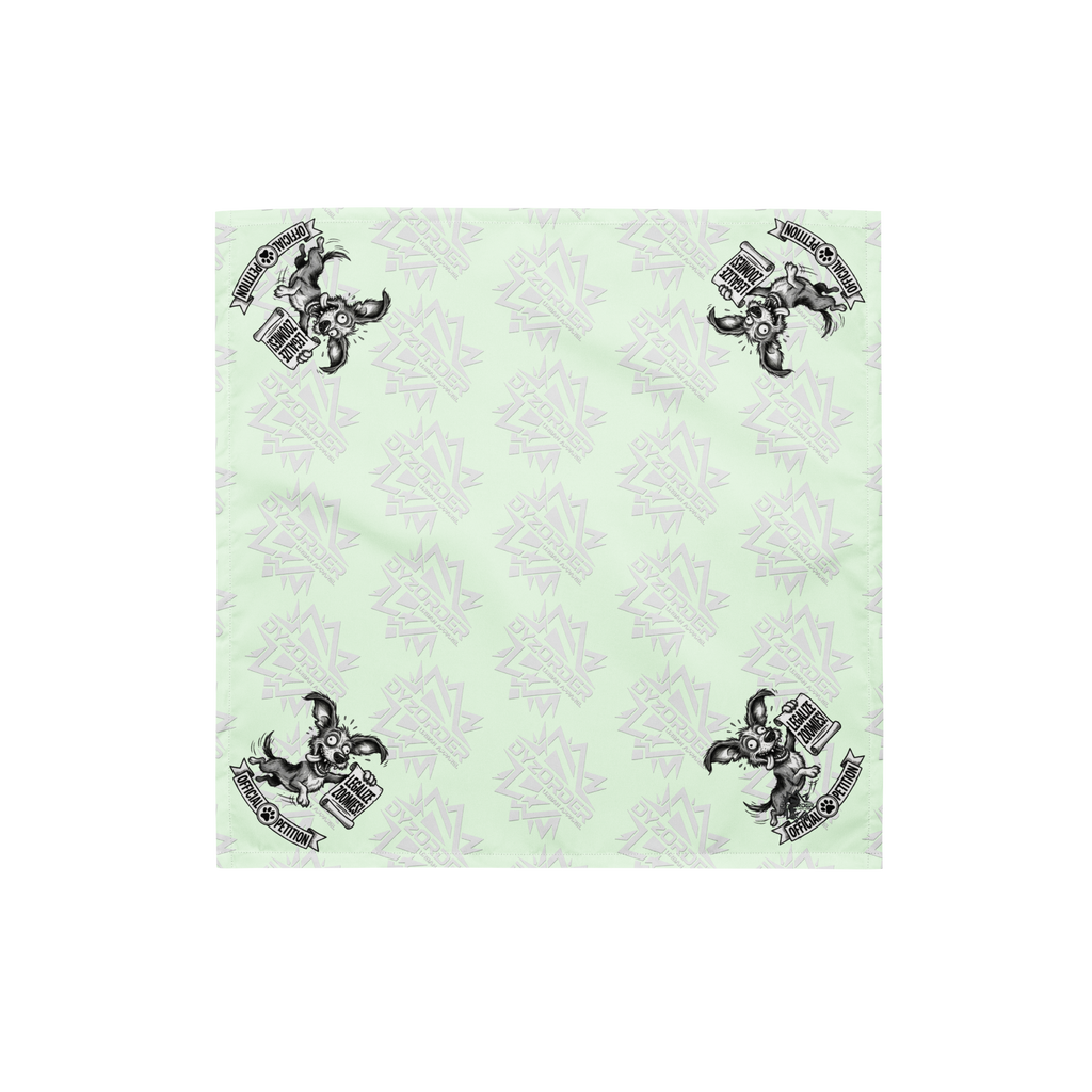 Legalize Zoomies Dog Bandana – Official Petition Pup Edition - Mint