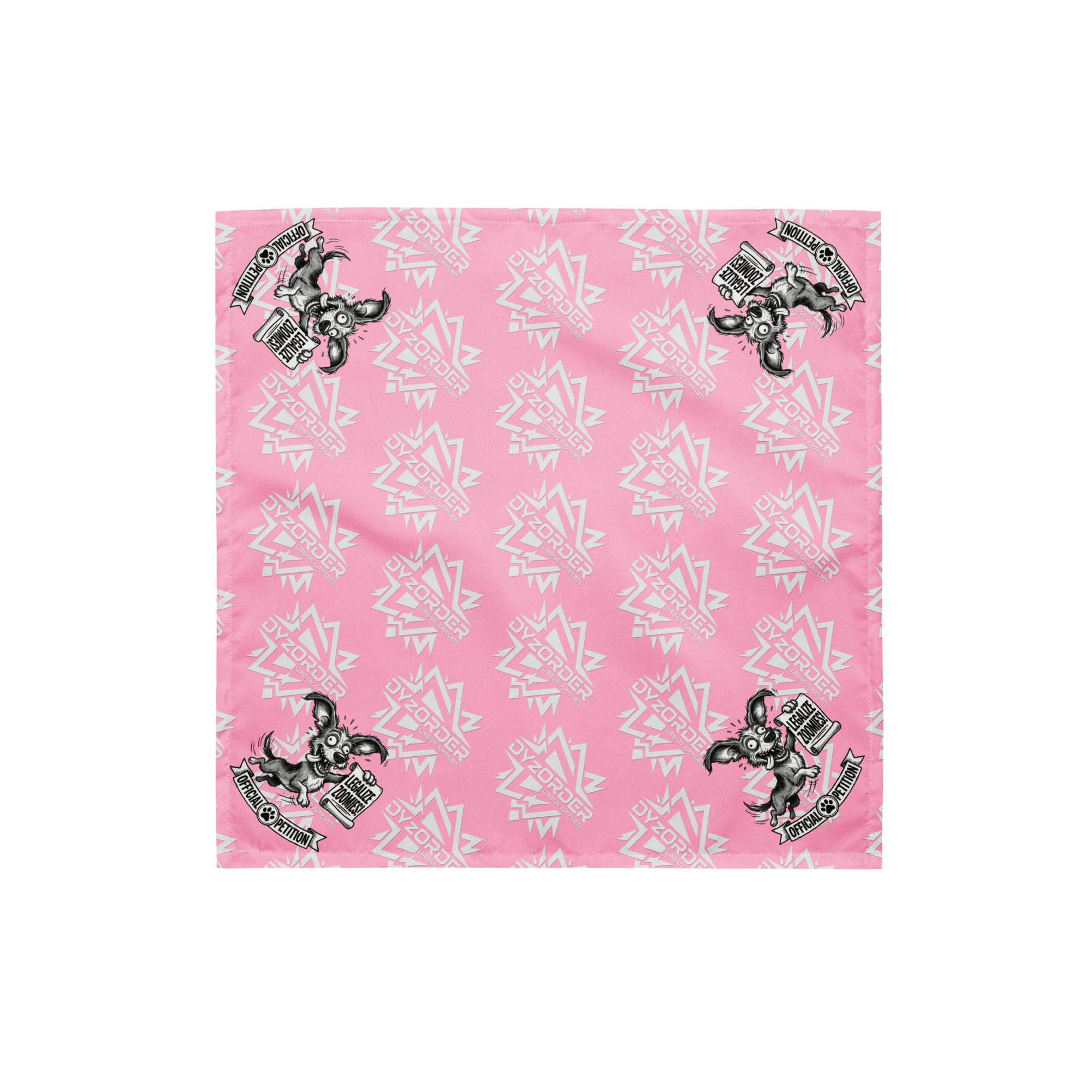 Legalize Zoomies Dog Bandana – Official Petition Pup Edition - Pink