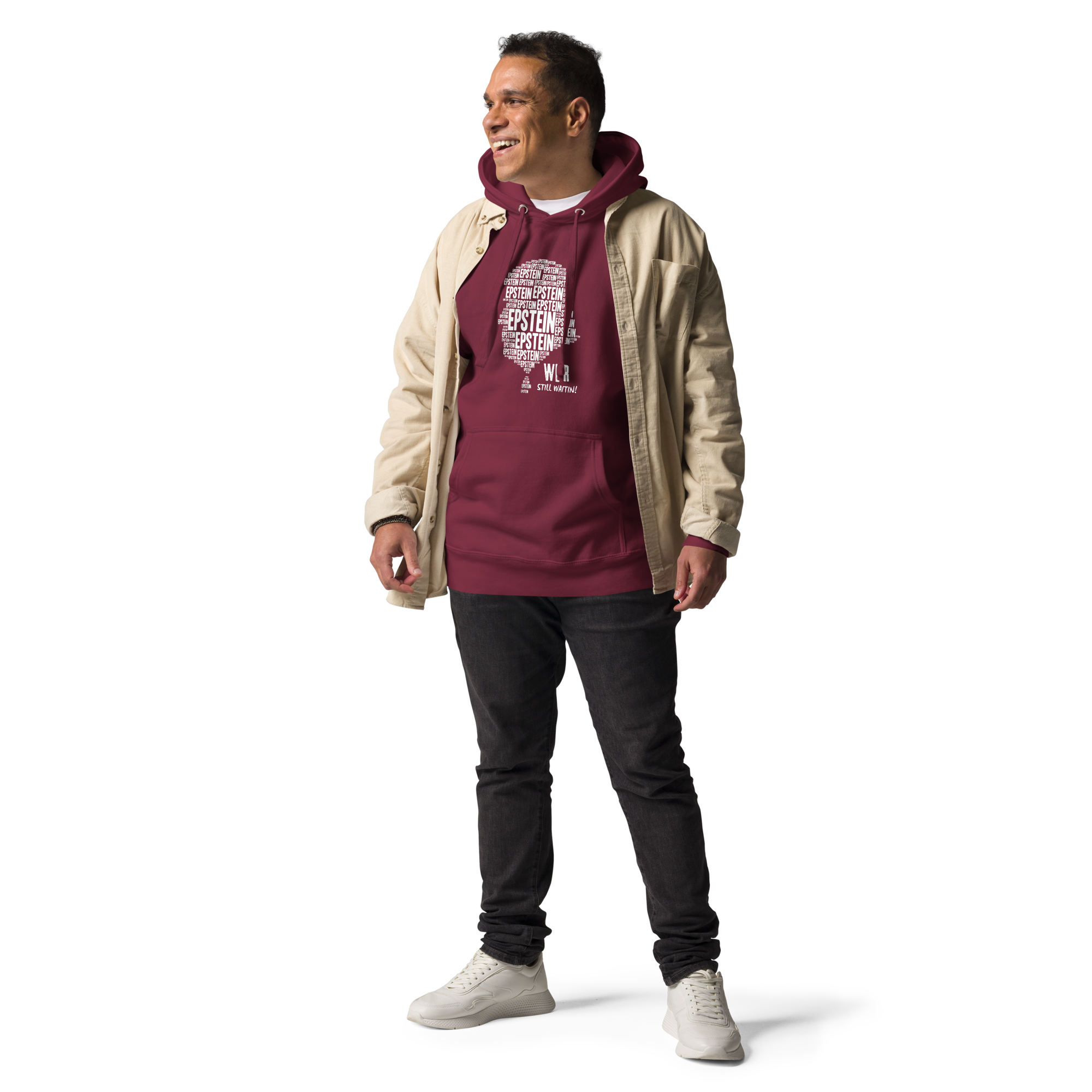 Epstein – We R Still Waitin Premium Sweatshirt | Funny Because It’s True