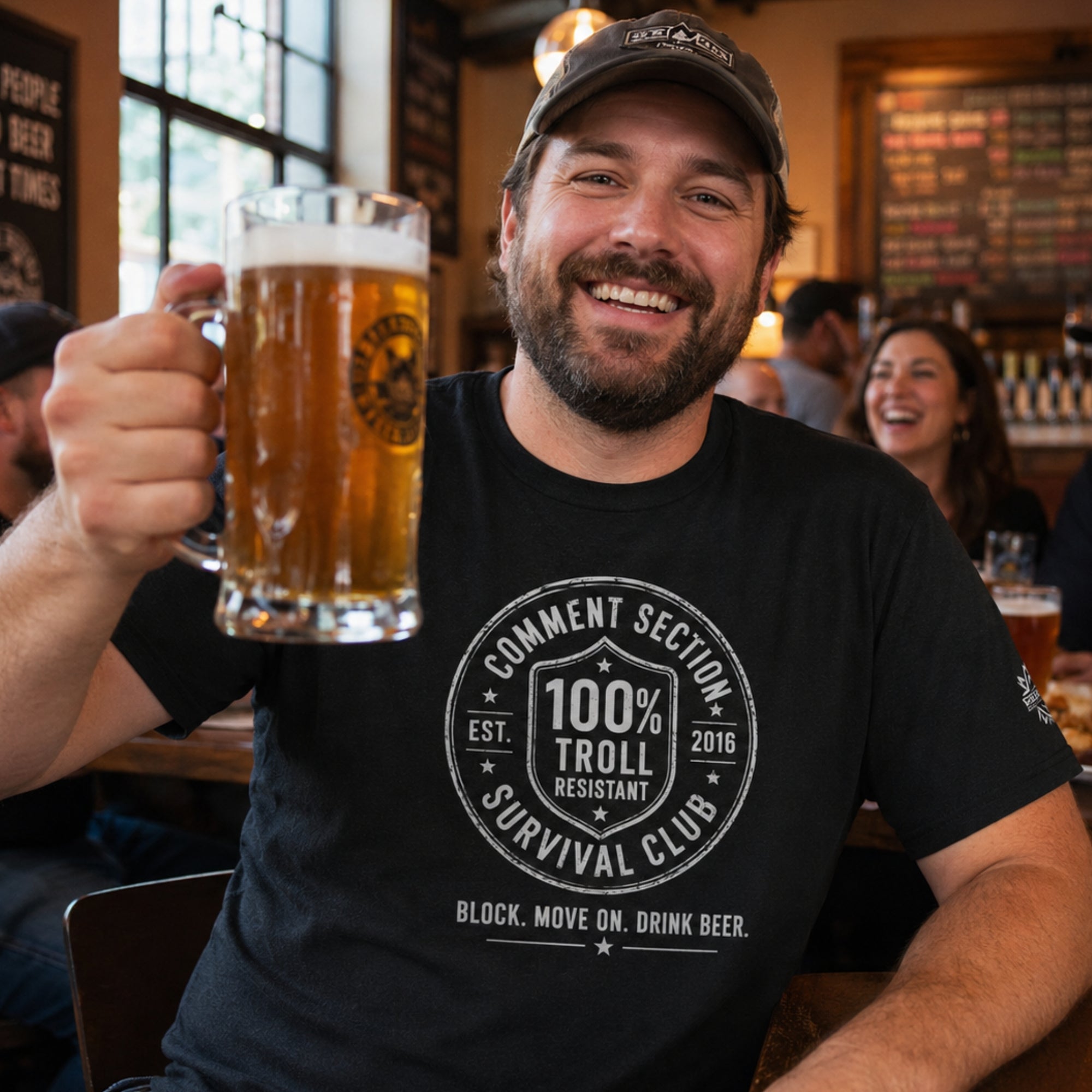 🍺 CERTIFIED 100% TROLL RESISTANT TEE🍺 COMMENT SECTION SURVIVAL CLUB