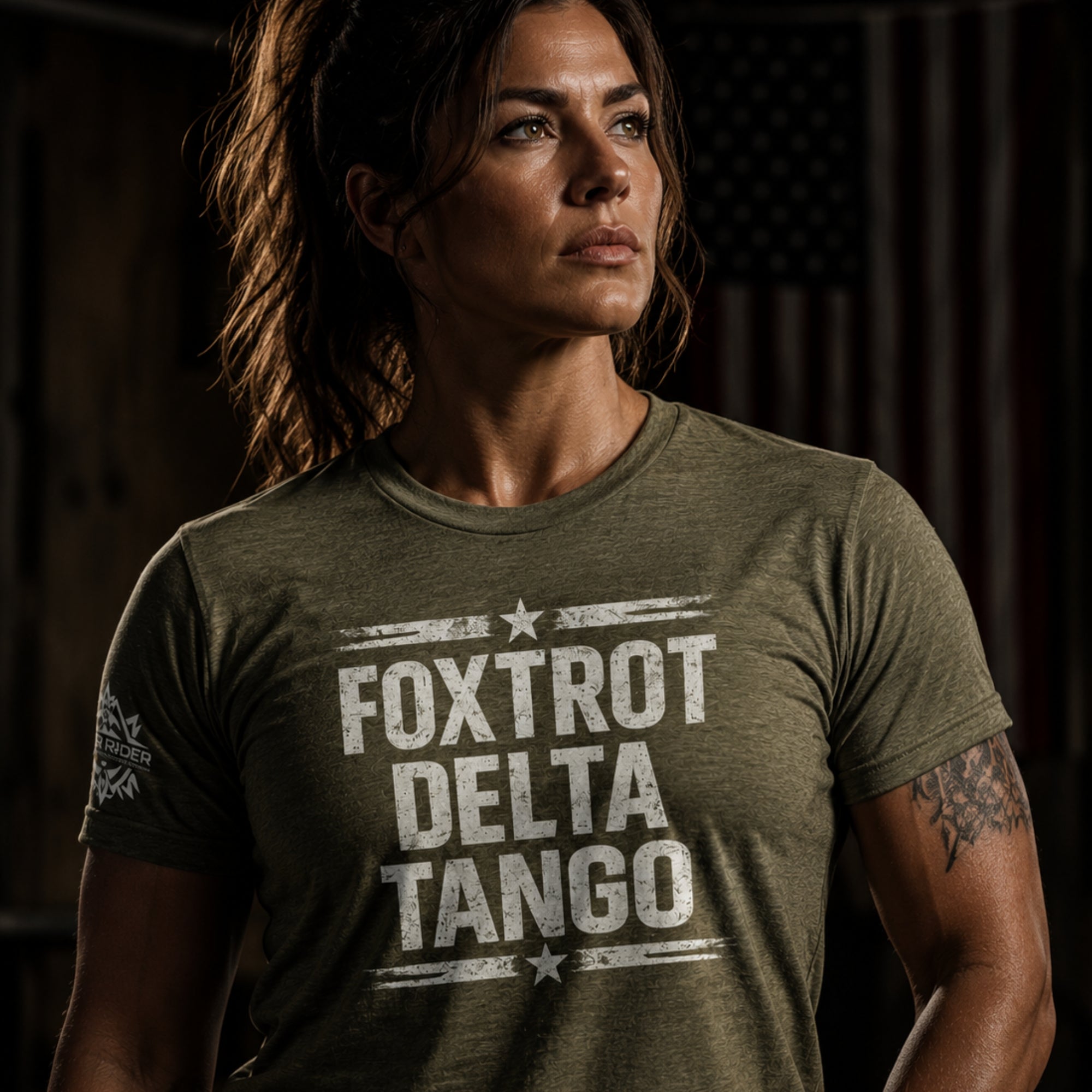 Foxtrot Delta Tango | Vintage Military Style Graphic Tee | Distressed Tactical Humor Shirt
