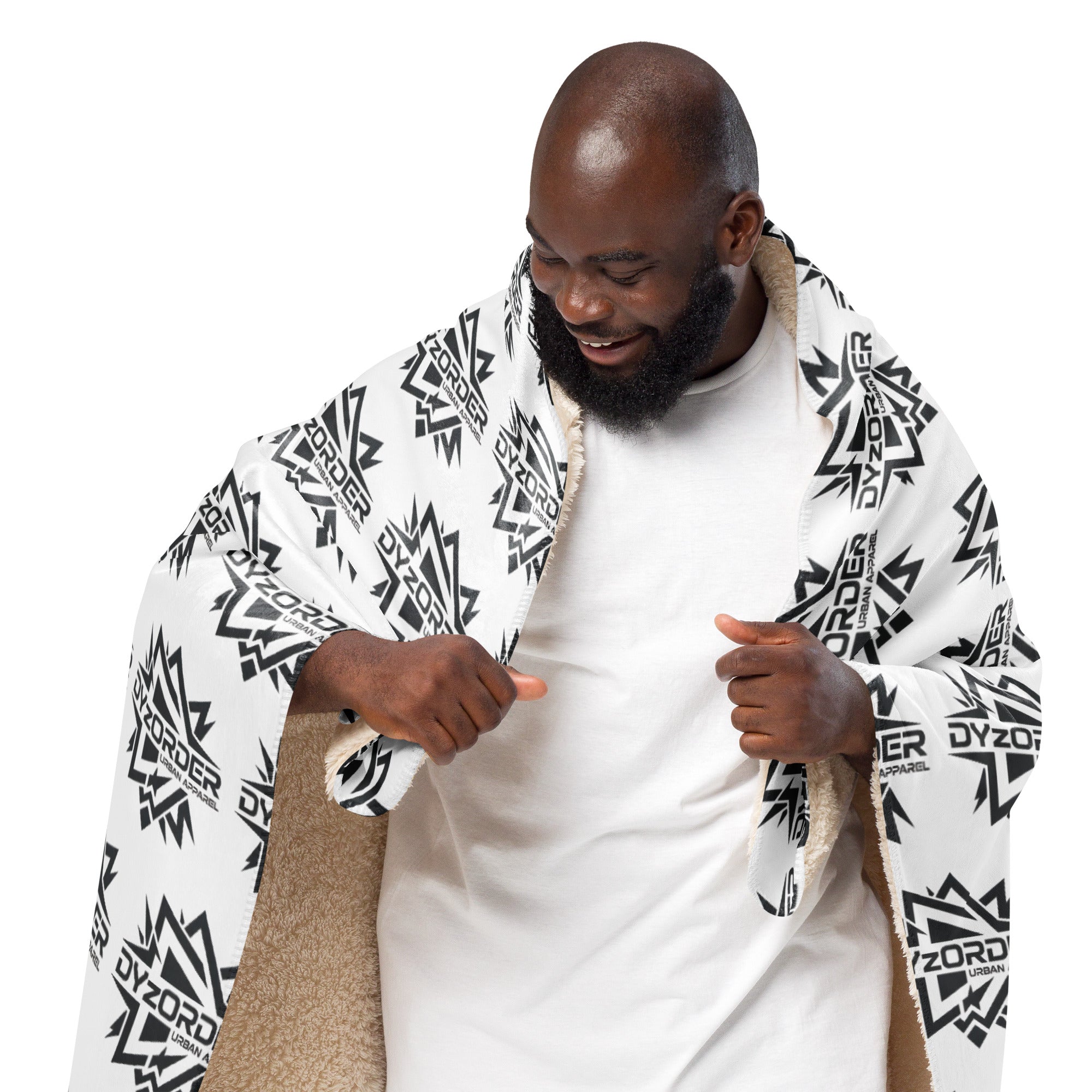 Dyzorder Sherpa Blanket | Wrap Yourself in Comfortable Chaos