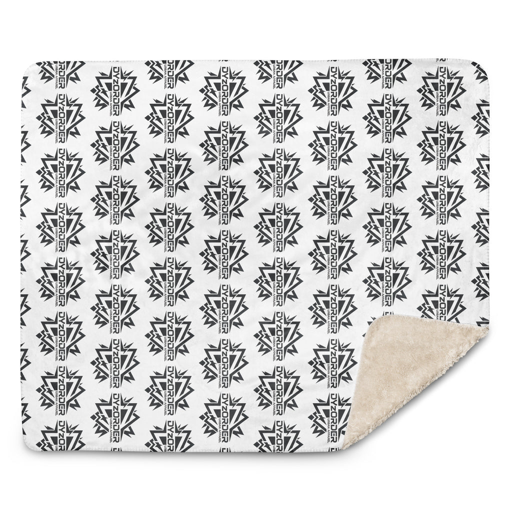 Dyzorder Sherpa Blanket | Wrap Yourself in Comfortable Chaos